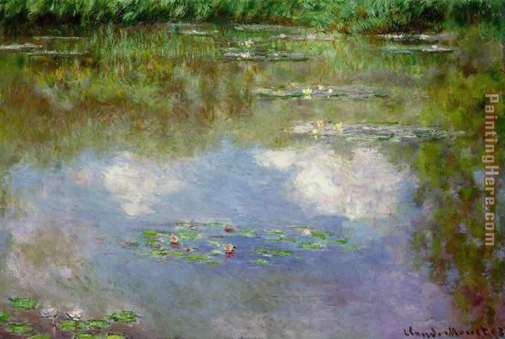 Claude Monet Water Lilies The Clouds
